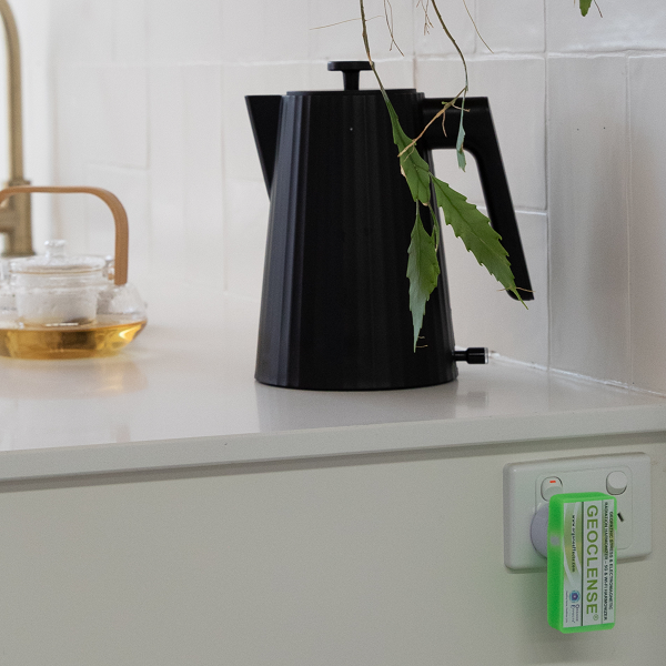 Orgone Geoclense Home Harmoniser Green in Kitchen