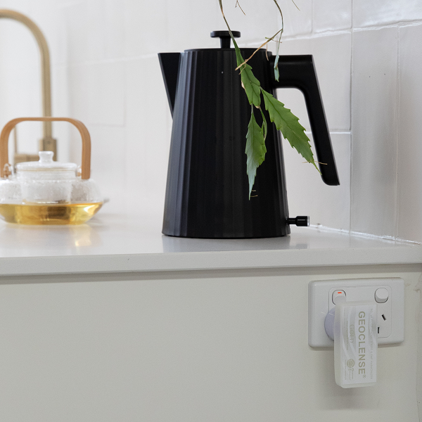 Orgone Geoclense Home Harmoniser Gold in Kitchen