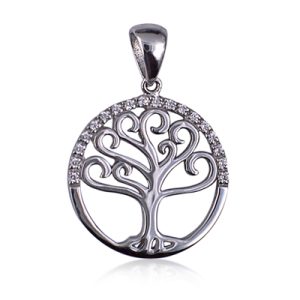 Orgone Ionic Tree of Life Pendant with Cz - Pure Energy Solutions