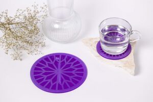 Orgone Food & Water Rejuvenation Plate - Purple